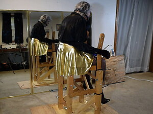 Ronni is Zip-Tied to the Chair for Torment June 21 (Cam 1)