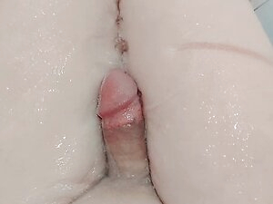 We are having a hot bath with my cute cock under how shower pre cumming masturbation cute ladyboy shemale femboy sissy