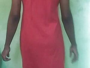 Lady Boy in dress for daddy