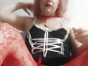 I was Horny in my bed jerking off my big cock