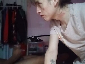 We are indulging ourselves with a little party and play which turns quickly into a very hot and passionate time to ourselves. I try my best to please his rock hard BBC with some slobbery head and throat so that way my tight and already WET hole can easily