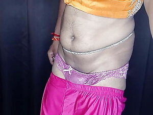My stepmom feel remove lagging and satin show her sexy bra and sexy satin panty. My stepmom always ready to fuking she's very sexy House wife