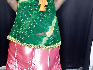I love sissy wearing my hot stepmother sexy satin lingerie peticot and bra panty. Remove sexy saree and show my hot ass and long dick with oil. How fuking my ass