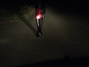 Shiny Boots by night
