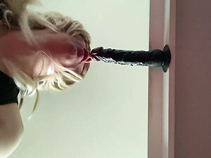 Playing with my BBC dildo (2)