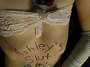 Sissy Sandy ruins orgasm for mistress Ashley